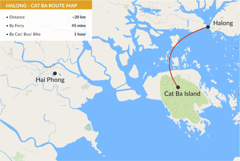 Làm thế nào để đến được Đảo Cát Bà từ Vịnh Hạ Long, ảnh từ Discover Halong