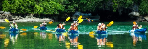 Halong Bay activities listing, photo by Bhaya Cruises