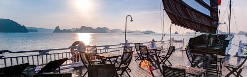 Weather in Halong Bay, photo by Bhaya Cruises