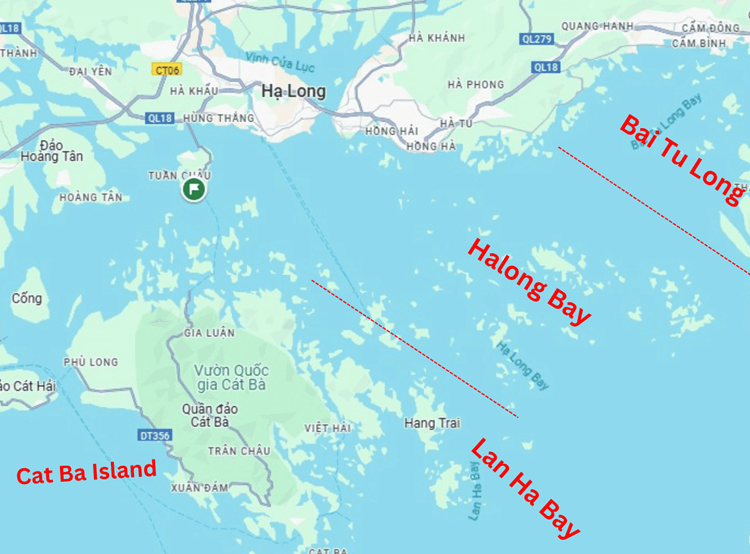 Cat Ba Island Map