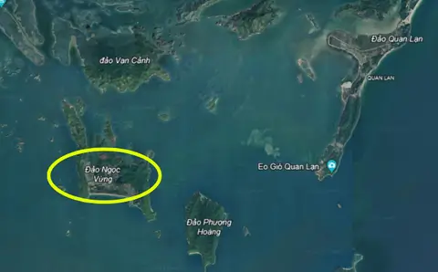 Ngoc Vung Island on the map