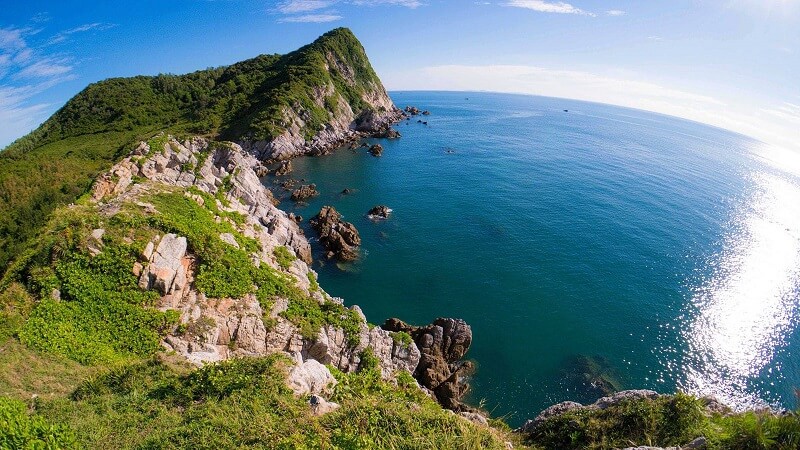 Quan Lan Island seen from above